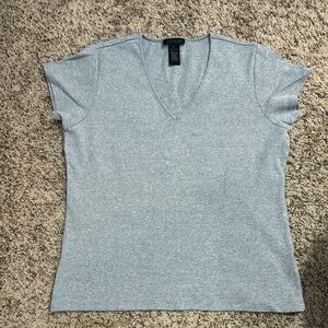 Women’s v-neck T-shirt. The Limited, XL, gray. 100% cotton, good condition.